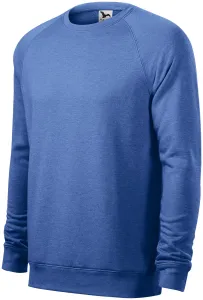 Prosta bluza męska, niebieski marmur #106372