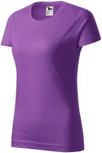 Prosta koszulka damska, purpurowy #313344