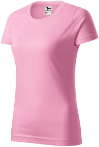 Prosta koszulka damska, różowy #100316