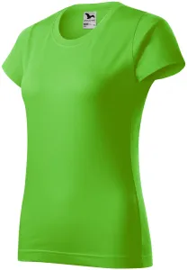 Prosta koszulka damska, zielone jabłko #313349