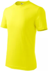 Prosta koszulka dziecięca, cytrynowo żółty #100463