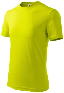 Prosta koszulka dziecięca, limonkowy #100411