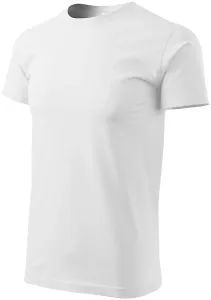 Prosta koszulka męska, biały #99777