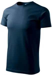 Prosta koszulka męska, ciemny niebieski #99875