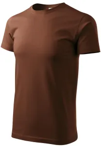 Prosta koszulka męska, czekolada #99963