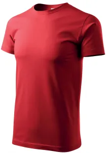 Prosta koszulka męska, czerwony #99806