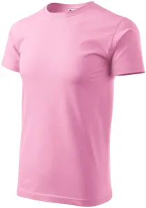 Prosta koszulka męska, różowy #99996