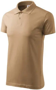 Prosta koszulka polo męska, piaszczysty #103551