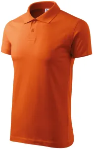 Prosta koszulka polo męska, pomarańczowy #317604