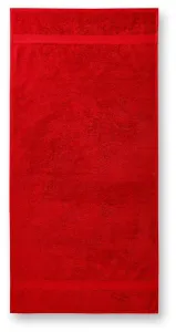 Ręcznik bawełniany o dużej gramaturze, 50x100cm, czerwony