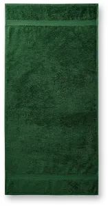 Ręcznik bawełniany o dużej gramaturze 70x140cm, butelkowa zieleń #104505