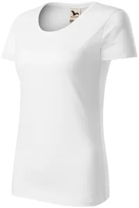 T-shirt damski z bawełny organicznej, biały