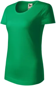T-shirt damski z bawełny organicznej, zielona trawa #321170