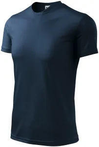 T-shirt z asymetrycznym dekoltem, ciemny niebieski #316783