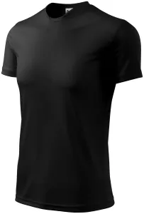 T-shirt z asymetrycznym dekoltem, czarny #316752