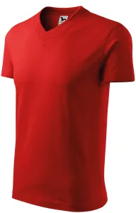 T-shirt z krótkim rękawem o średniej gramaturze, czerwony