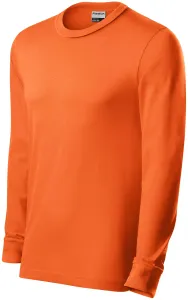 Trwała koszulka męska z długim rękawem, pomarańczowy #105652