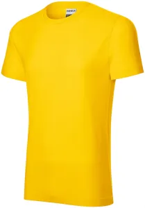 Trwała koszulka męska, żółty #320141