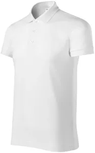 Wygodna męska koszulka polo, biały #104781