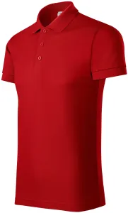 Wygodna męska koszulka polo, czerwony #104795