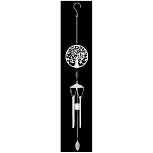 Metalowy dzwonek wietrzny Drzewo Życia, 13 x 40 x 8 cm