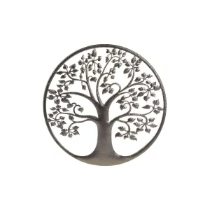 Ścienna dekoracja metalowa Drzewo życia, śr. 50 cm