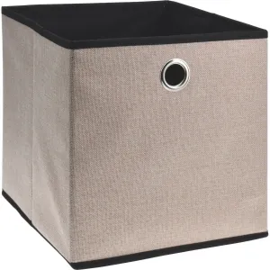 Tekstylne pudełko do przechowywania Pantano beżowy, 30 x 30 x 30 cm
