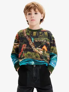 Desigual Bluza dziecięca Newman Zielony #483156