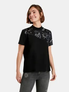 Desigual Grace Hopper Koszulka Czarny #279247