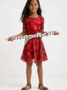 Desigual Aina Sukienka dziecięca Czerwony #251292
