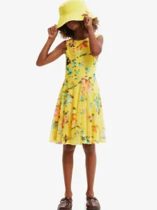 Desigual Gardenia Sukienka dziecięca Żółty #306065