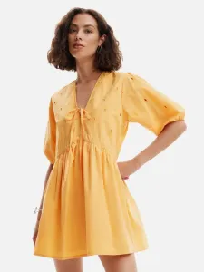 Desigual Lombard Sukienka Pomarańczowy #572087
