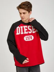 Diesel Bluza Czerwony