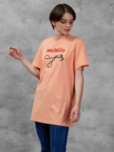 Diesel Koszulka Pomarańczowy #215204