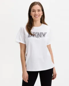 DKNY Rhinesto Koszulka Biały