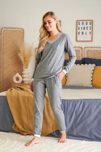 Piżama damska 4504 grey