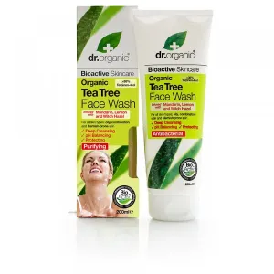 Bioactive Skincare Organic Tea Tree Face Wash - Dr. Organic Środek oczyszczający - Środek do usuwania makijażu 200 ml