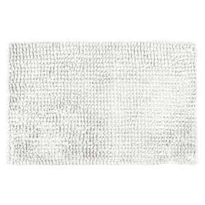 Mata łazienkowa Ella micro biała, 40 x 50 cm, 40 x 50 cm