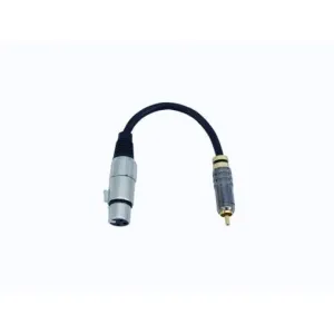 Electronic-Star Kabel przejściówka adapter Cinch/RCA na XLR żeński SADC