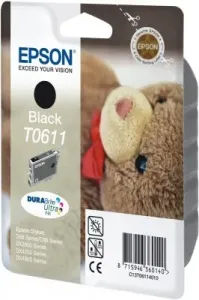 Epson T0611 czarny (black) tusz oryginalna