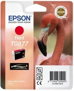 Epson T08774010 czerwona (red) tusz oryginalna