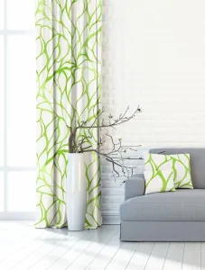 Forbyt, Zasłona dekoracyjna lub materiał, OXY Eline, zielony, 150 cm