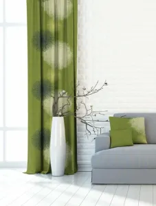 Forbyt, Zasłona lub materiał dekoracyjny, OXY Strzapce, zielone, 150 cm