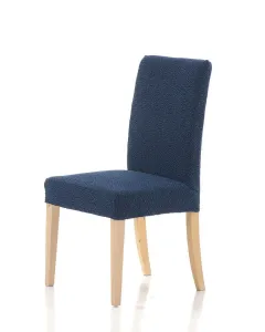 Forbyt, Pokrowiec elastyczny na całe krzesło, Petra komplet 2 szt., niebieski