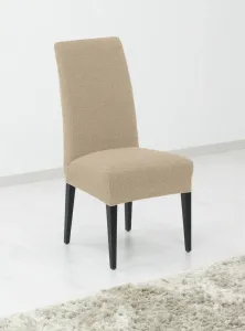 Rozciągliwy pokrowiec na krzesło Denia śmietanowy, 40 x 60 cm, 100 2 szt