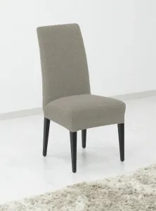 Pokrowiec elastyczny na krzesło Denia jasnoszary, 40 x 60 cm, komplet 2 szt