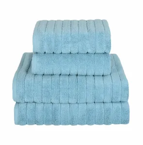 Ręcznik lub ręcznik kąpielowy, Mikrobawełna Deluxe, niebieski
