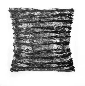 Forbyt, Poszewka na poduszkę, Srebrne paski, 40 x 40 cm, biały
