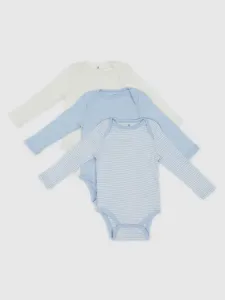 GAP 3-pack Body dziecięce Niebieski #201446