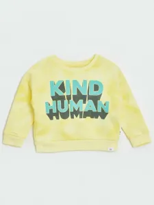 GAP Kind Human Bluza dziecięca Żółty